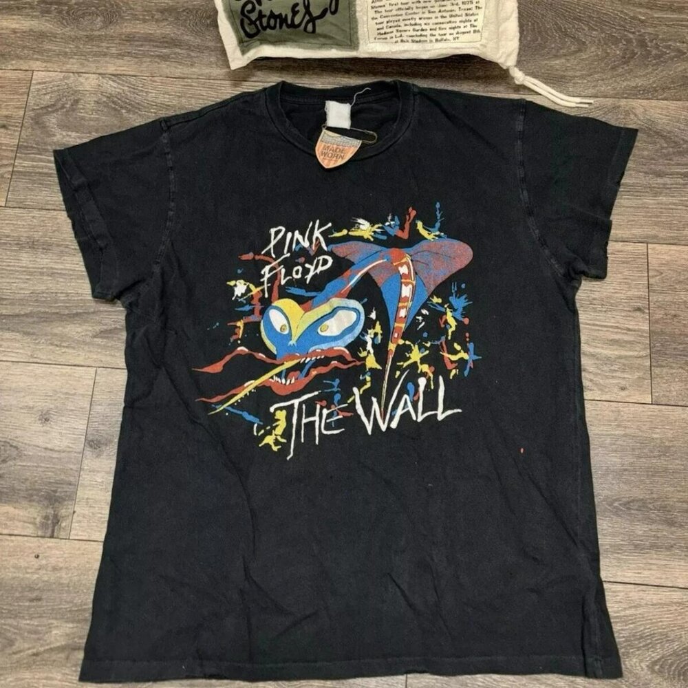 RARE Madeworn Pink Floyd The Wall Distressed Medium T-shirt NWT